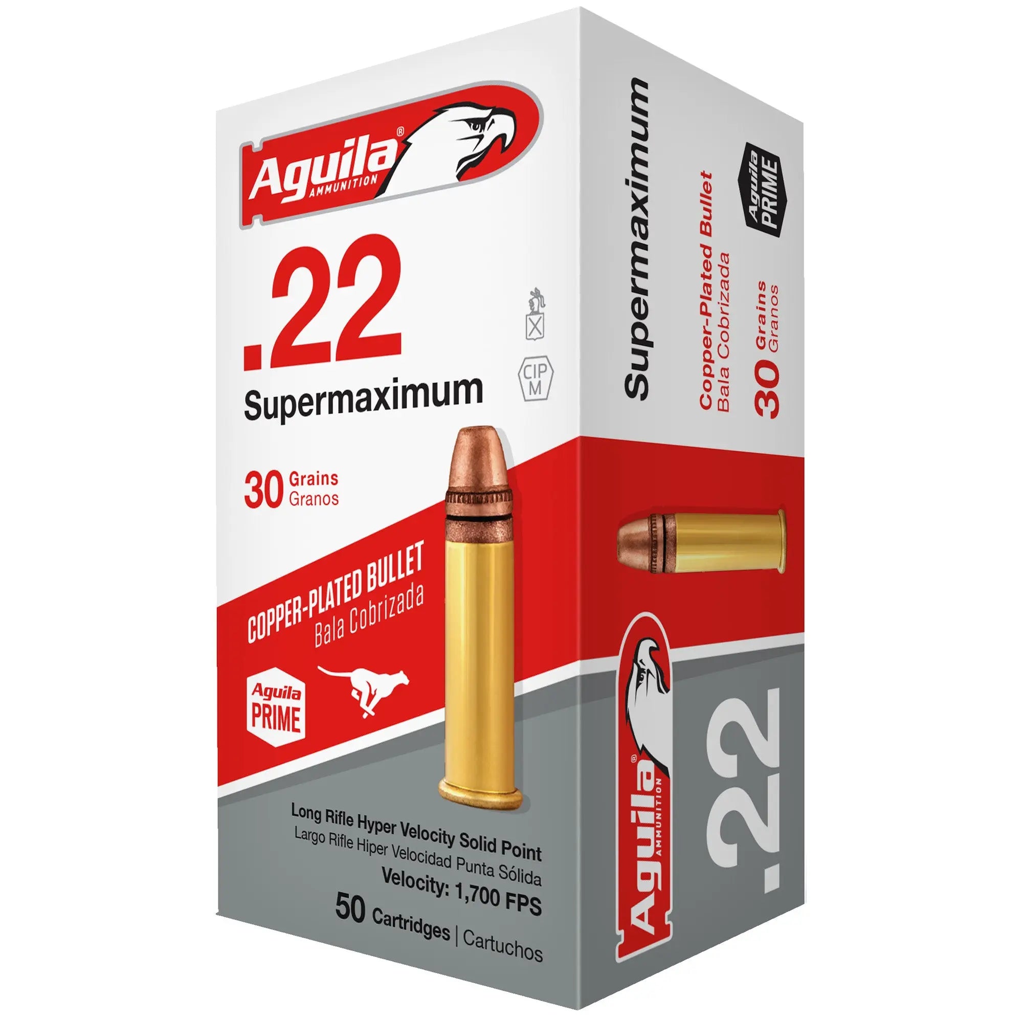 AGUILA 22LR SUPERMAX SP 30GR 50/1000 - American Ordnance