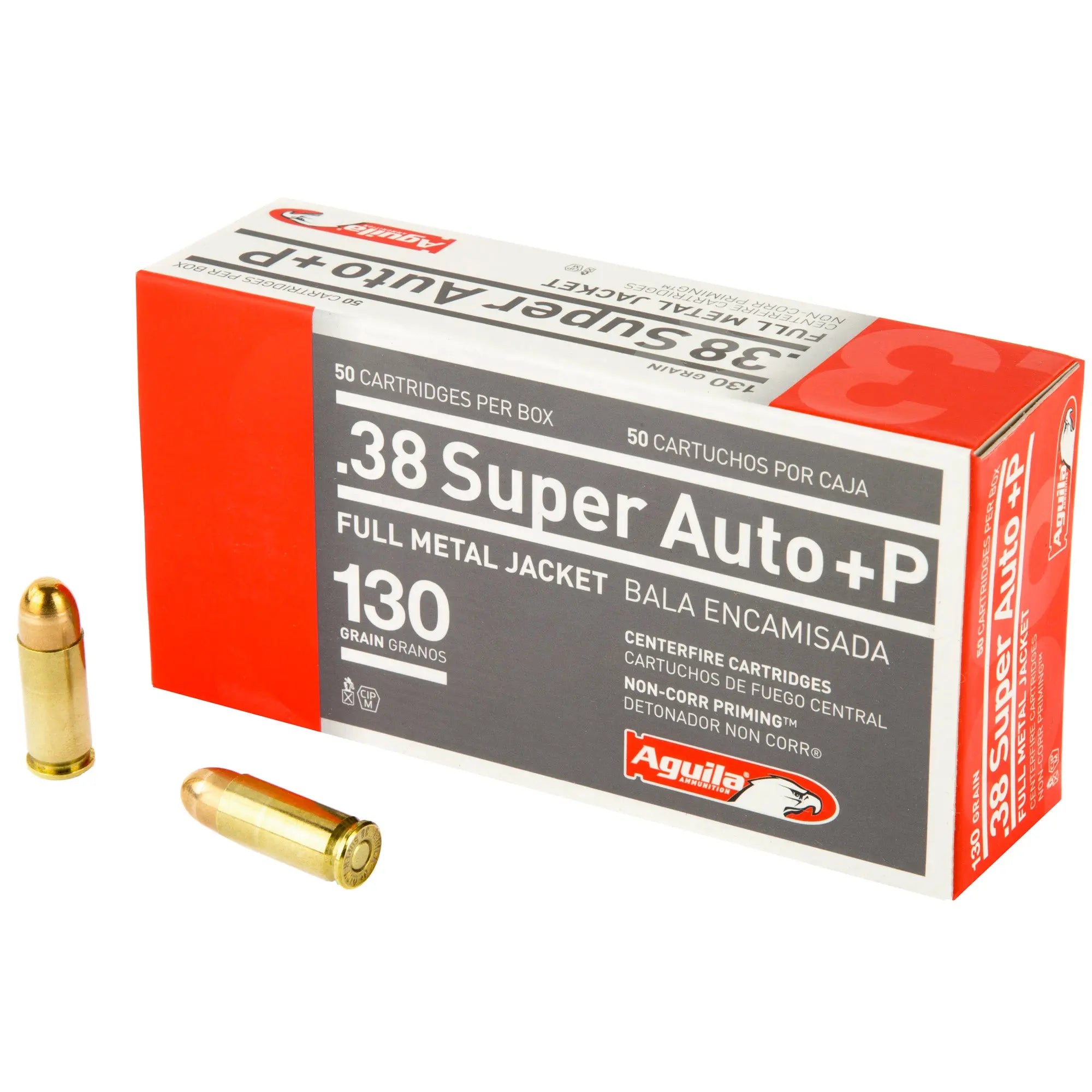 AGUILA 38SPR A +P 130GR 50/1000 - American Ordnance