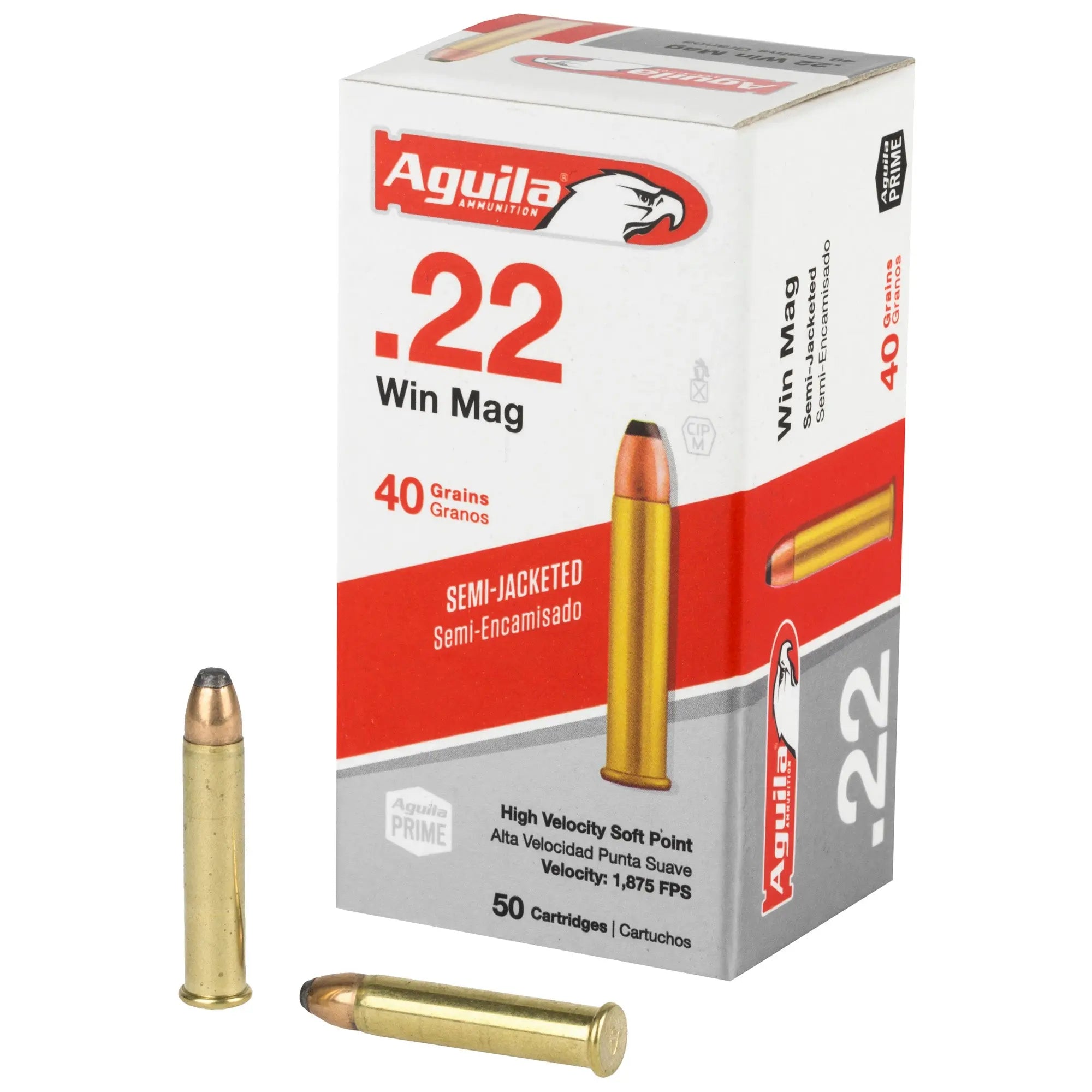 AGUILA 22WMR 40GR SP 50/1000 - American Ordnance