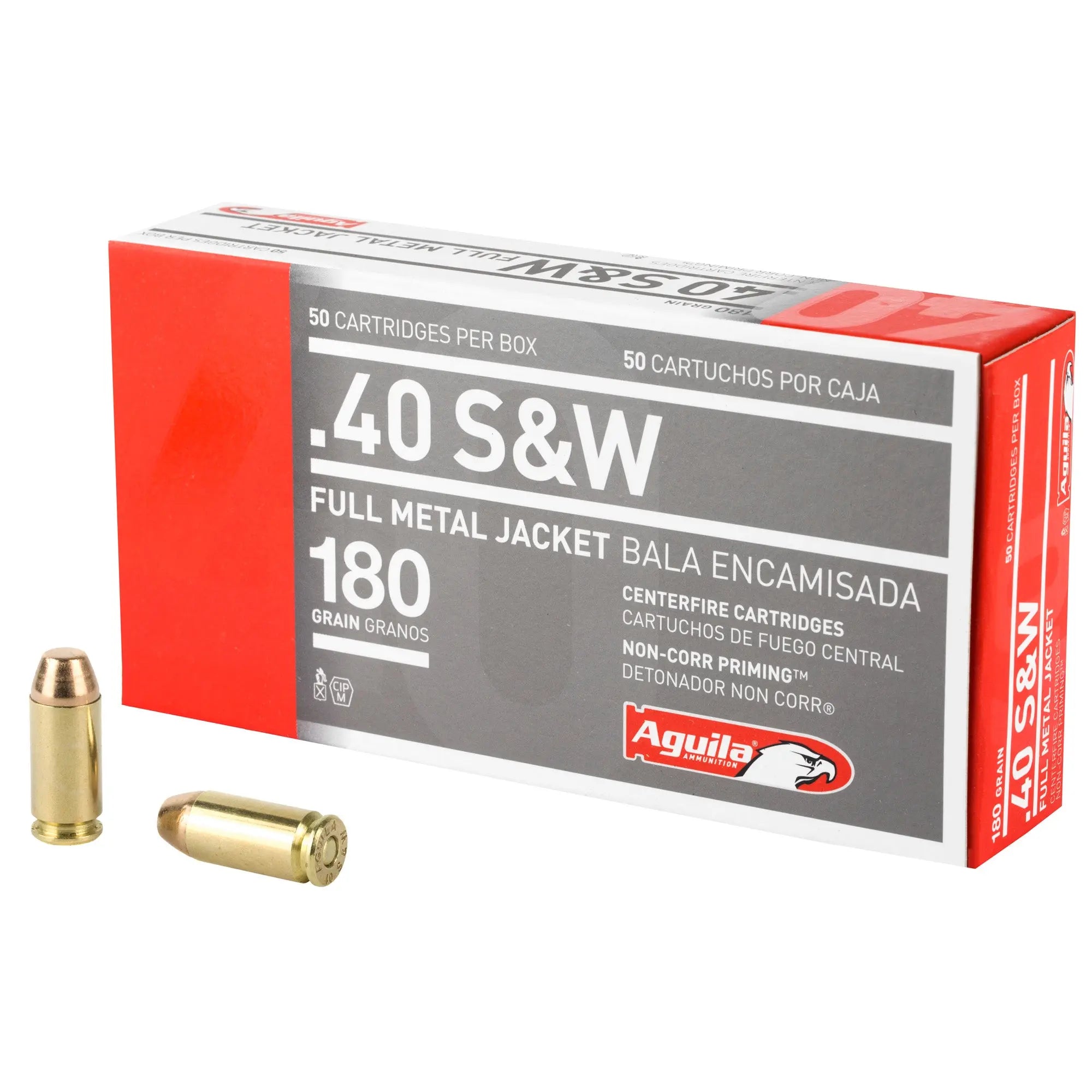 AGUILA 40SW 180GR FMJ 50/1000 - American Ordnance