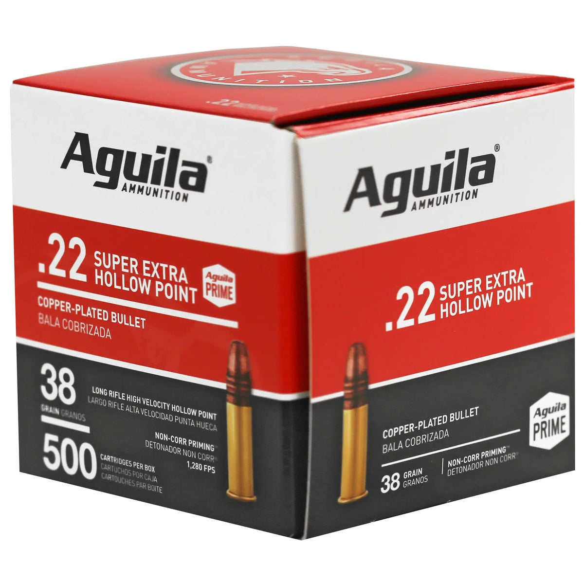 AGUILA 22LR HV HP 38 GR 500 PACK - American Ordnance