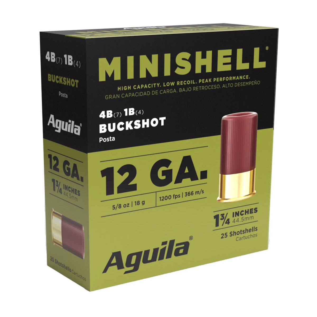 AGUILA MINISHELL 12GA 4 BUCK 25/250 - American Ordnance