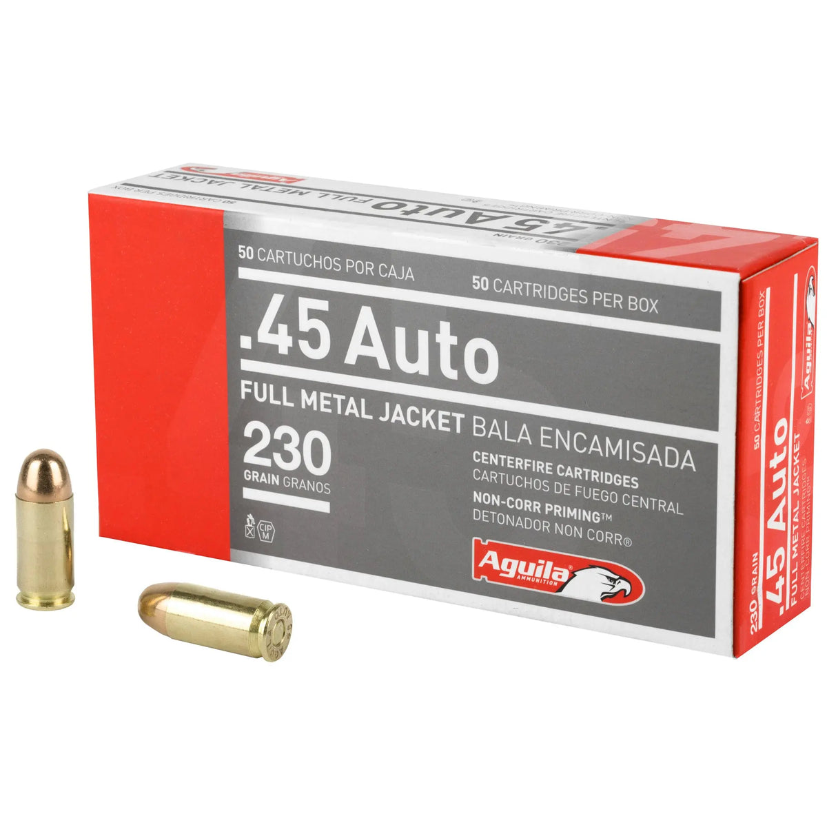 AGUILA 45ACP 230GR FMJ 50/1000 - American Ordnance