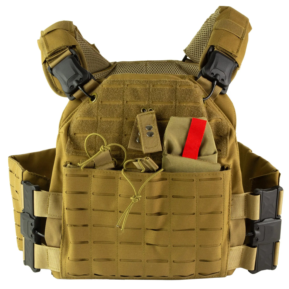 NCSTAR QR LC PLT CARRIER MED-2XL TAN - American Ordnance