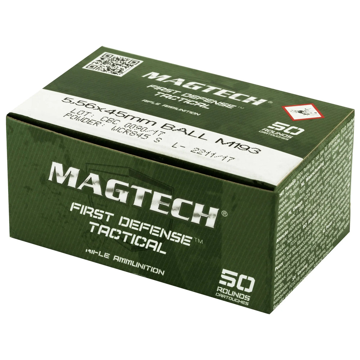 MAGTECH CBC M193 556NATO 55GR FMJ 50 - American Ordnance