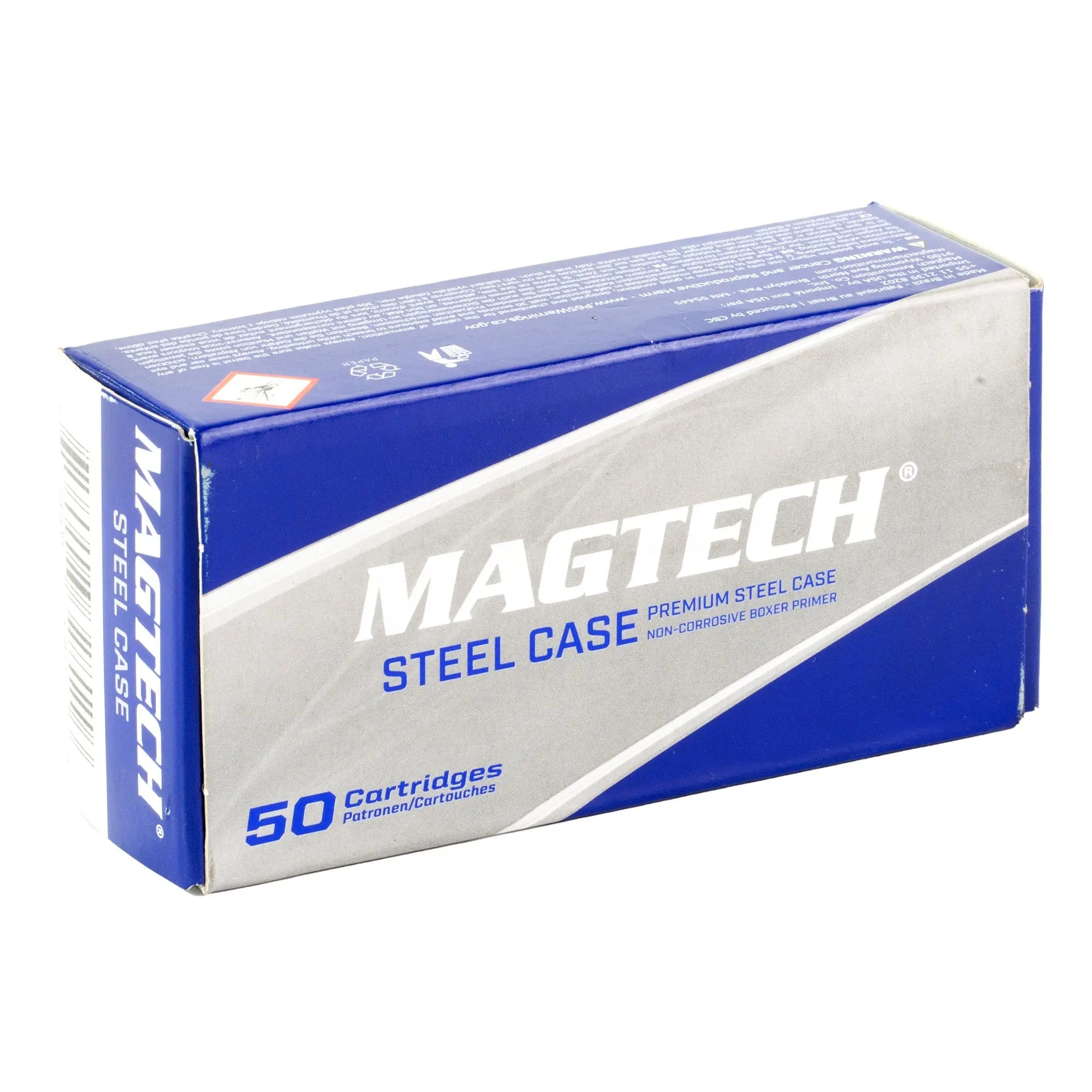 MAGTECH 9MM 115GR FMJ STEEL 50/1000 - American Ordnance