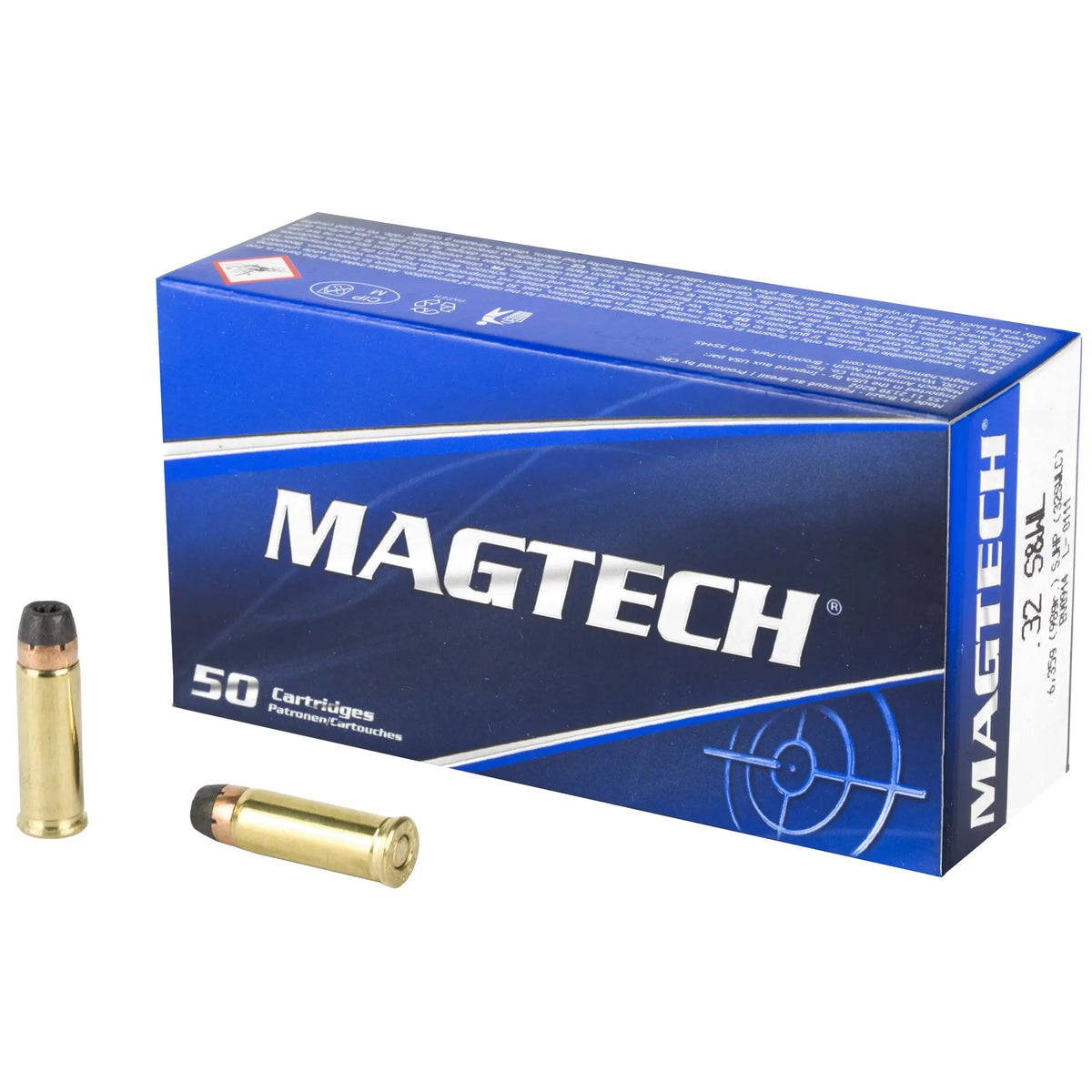 MAGTECH 32S&amp;W LONG 98GR JHP 50/1000 - American Ordnance