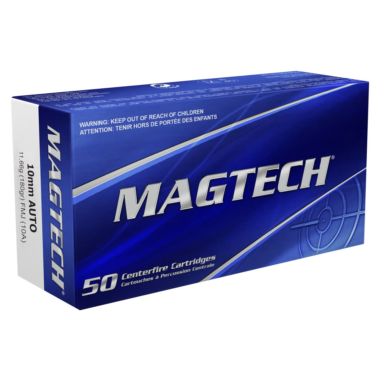 MAGTECH 10MM 180GR FMJ 1000RD CASE