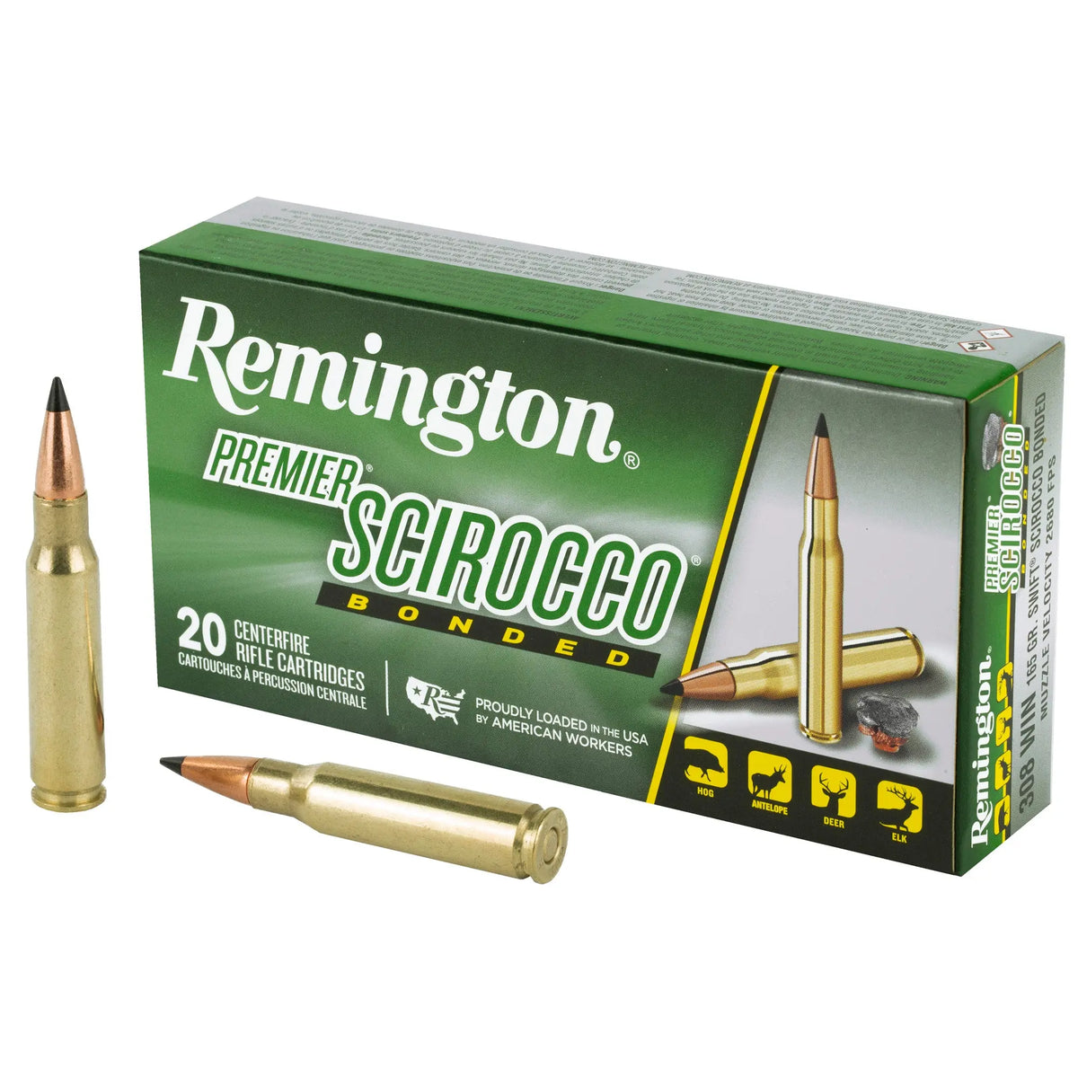 REM SWIFT SCR 308WIN 165GR 20/200 - American Ordnance