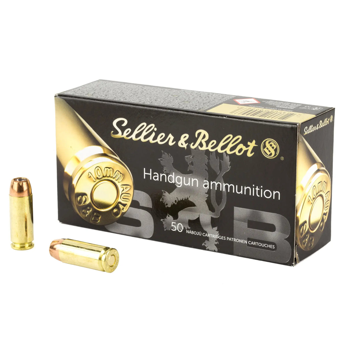 S&amp;B 10MM 180GR JHP 50/1000 - American Ordnance