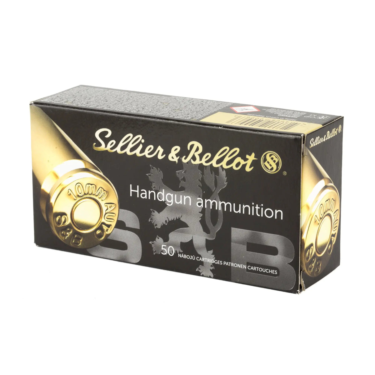 S&amp;B 10MM 180GR JHP 50/1000 - American Ordnance