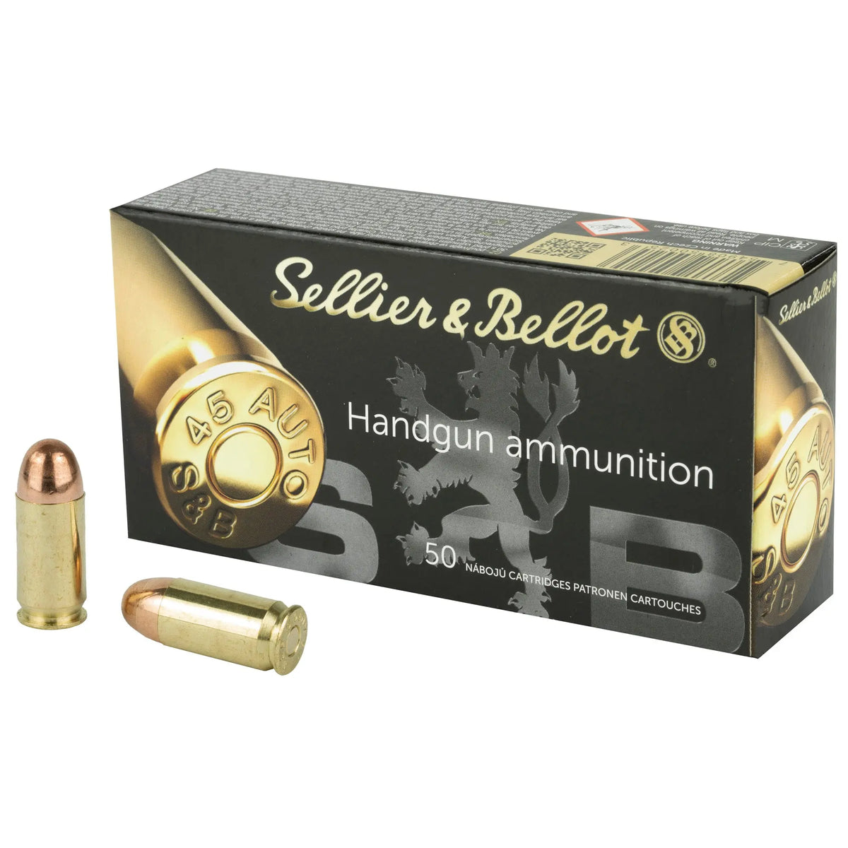 S&amp;B 45ACP 230GR FMJ 50/1000 - American Ordnance