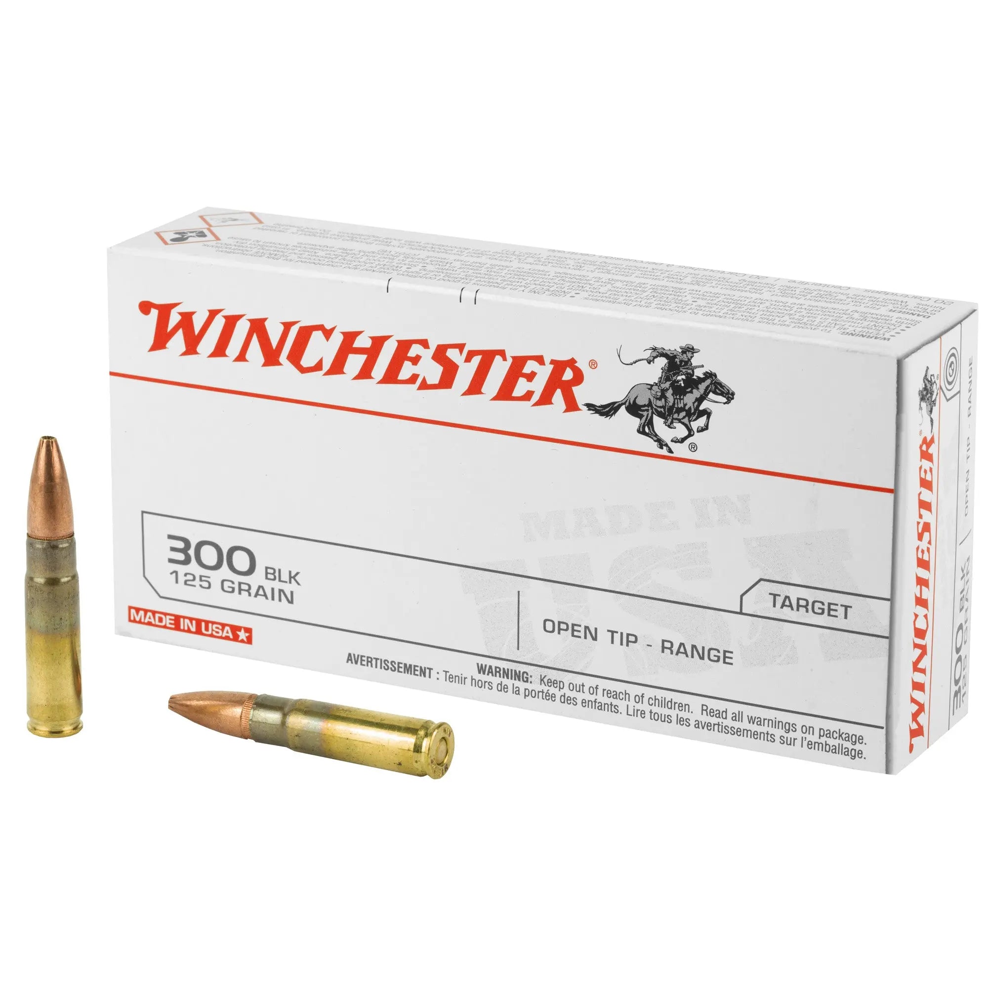 WIN USA 300BLK 125GR OT 20/200 - American Ordnance