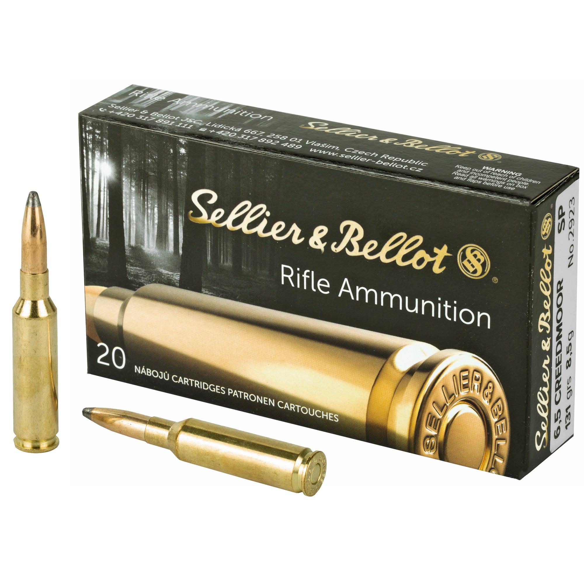 S&B 6.5CREED 131GR SP 20/500 - American Ordnance