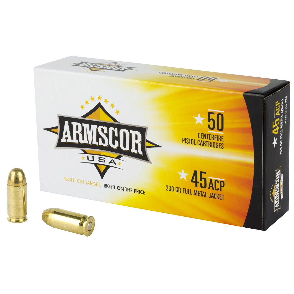 ARMSCOR 45ACP 230GR FMJ 50/1000 - American Ordnance