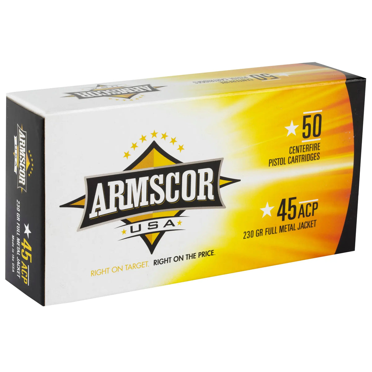 ARMSCOR 45ACP 230GR FMJ 50/1000 - American Ordnance