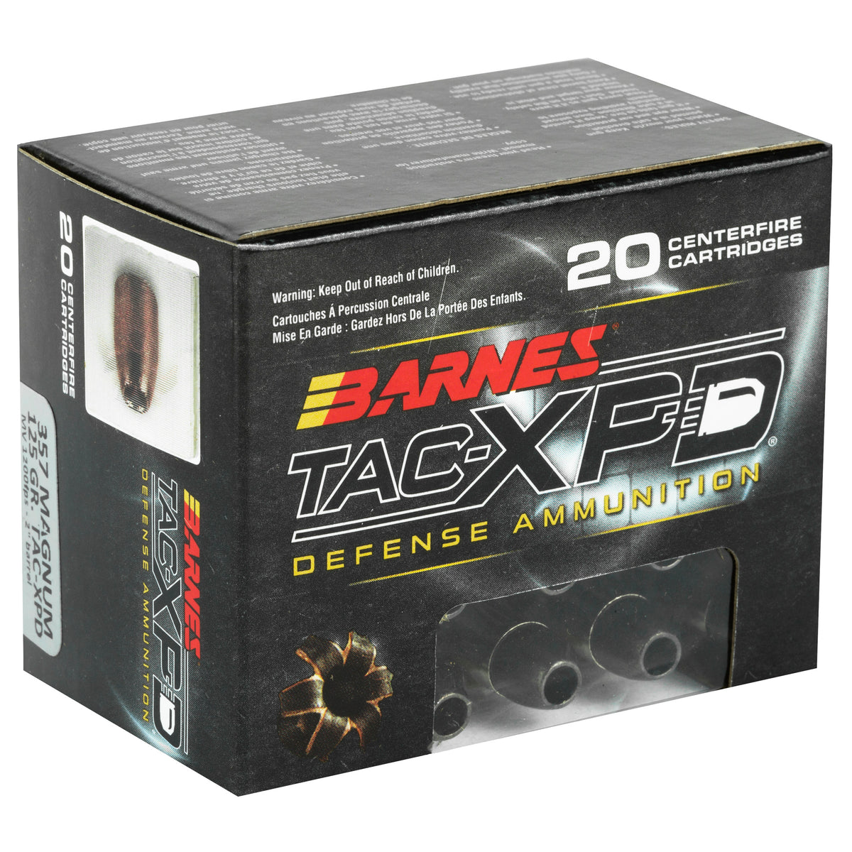 BARNES TAC-XPD 357MAG 125GR 20RD