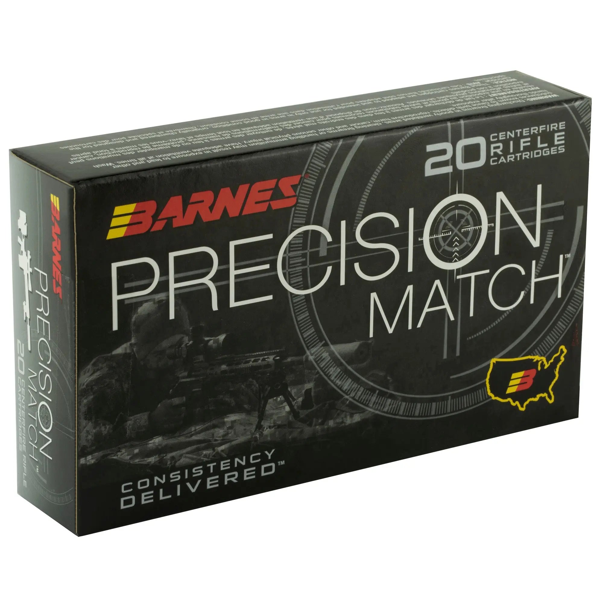 BARNES PREC MTH 300WIN 220GR 20/200 - American Ordnance