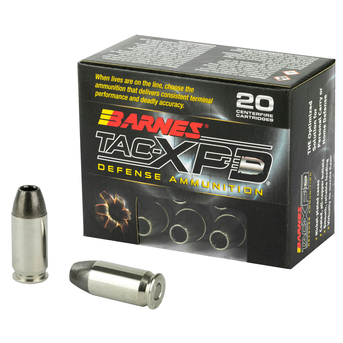 BARNES TAC-XPD 45ACP 185GR HP 20RD