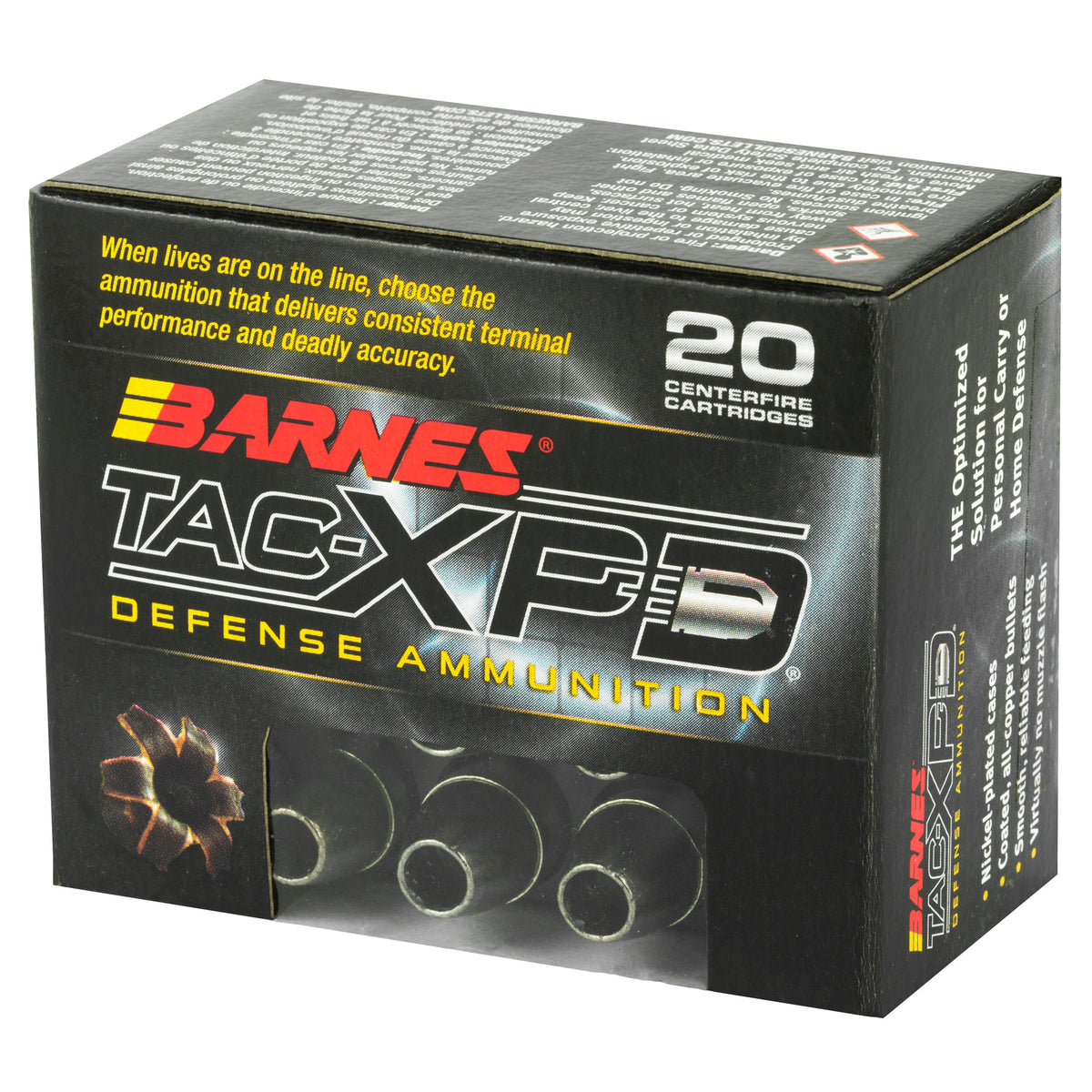 BARNES TAC-XPD 45ACP 185GR HP 20RD