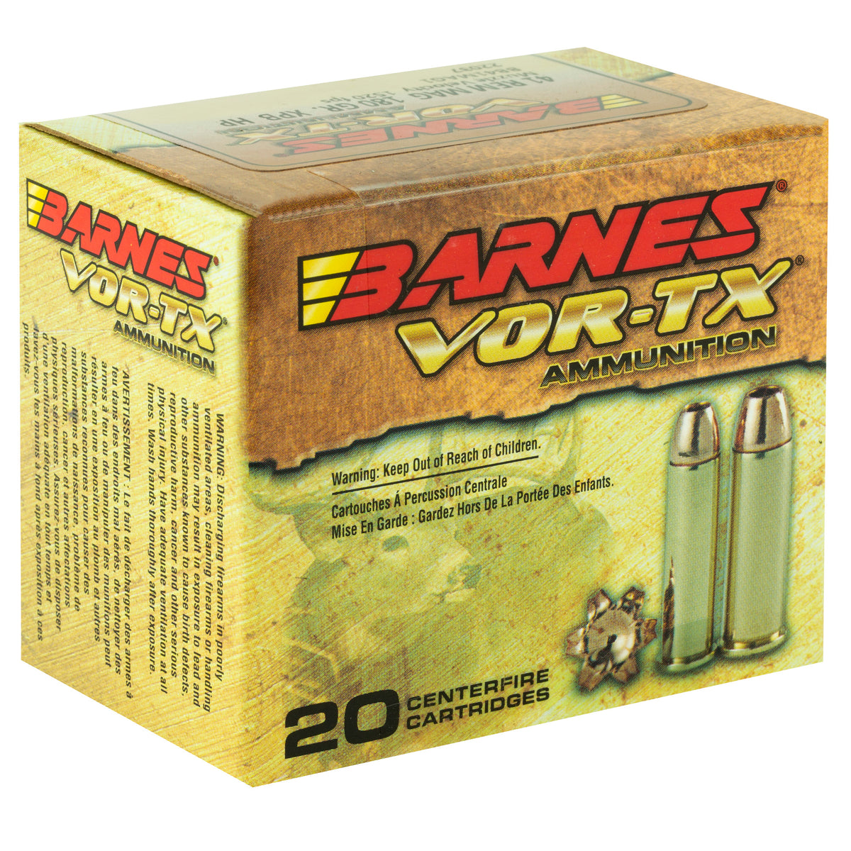 BARNES VOR-TX 41MAG 180GR XPB 20RD