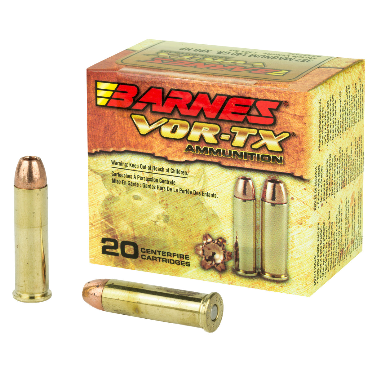 BARNES VOR-TX 357MAG 140GR XPB 20RD