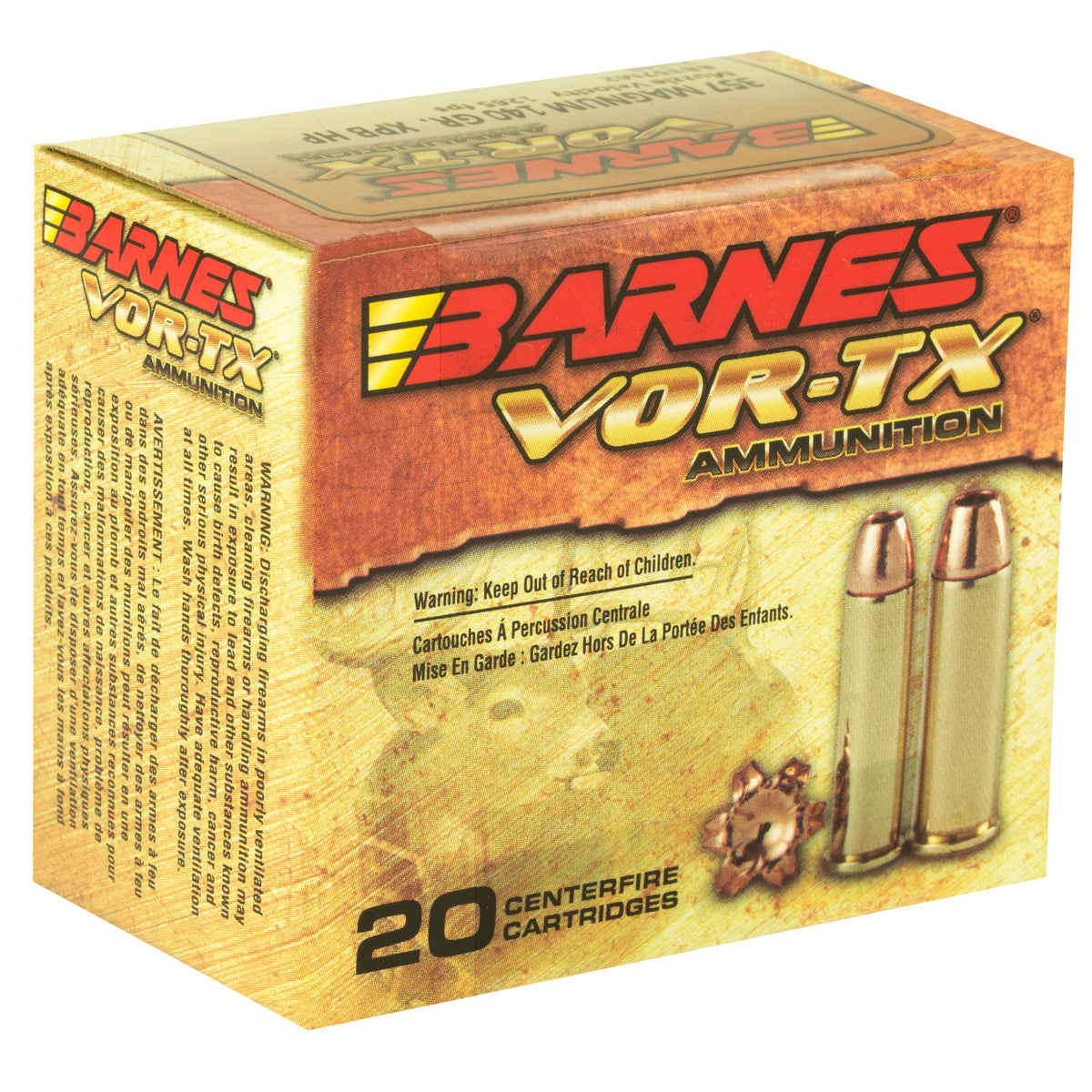 BARNES VOR-TX 357MAG 140GR XPB 20RD