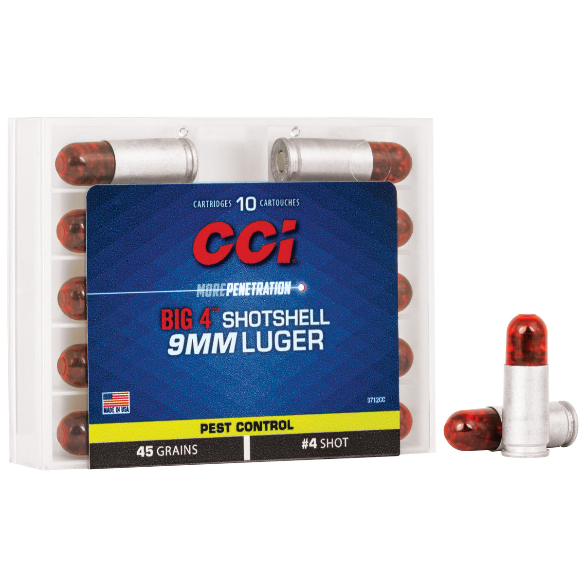 CCI 9MM #4 SHOTSHELL10RD