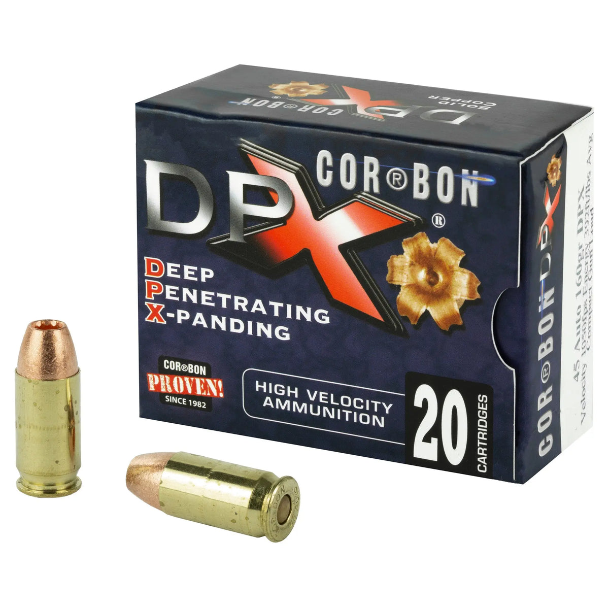 CORBON DPX 45ACP 160GR BR X 20/500 - American Ordnance