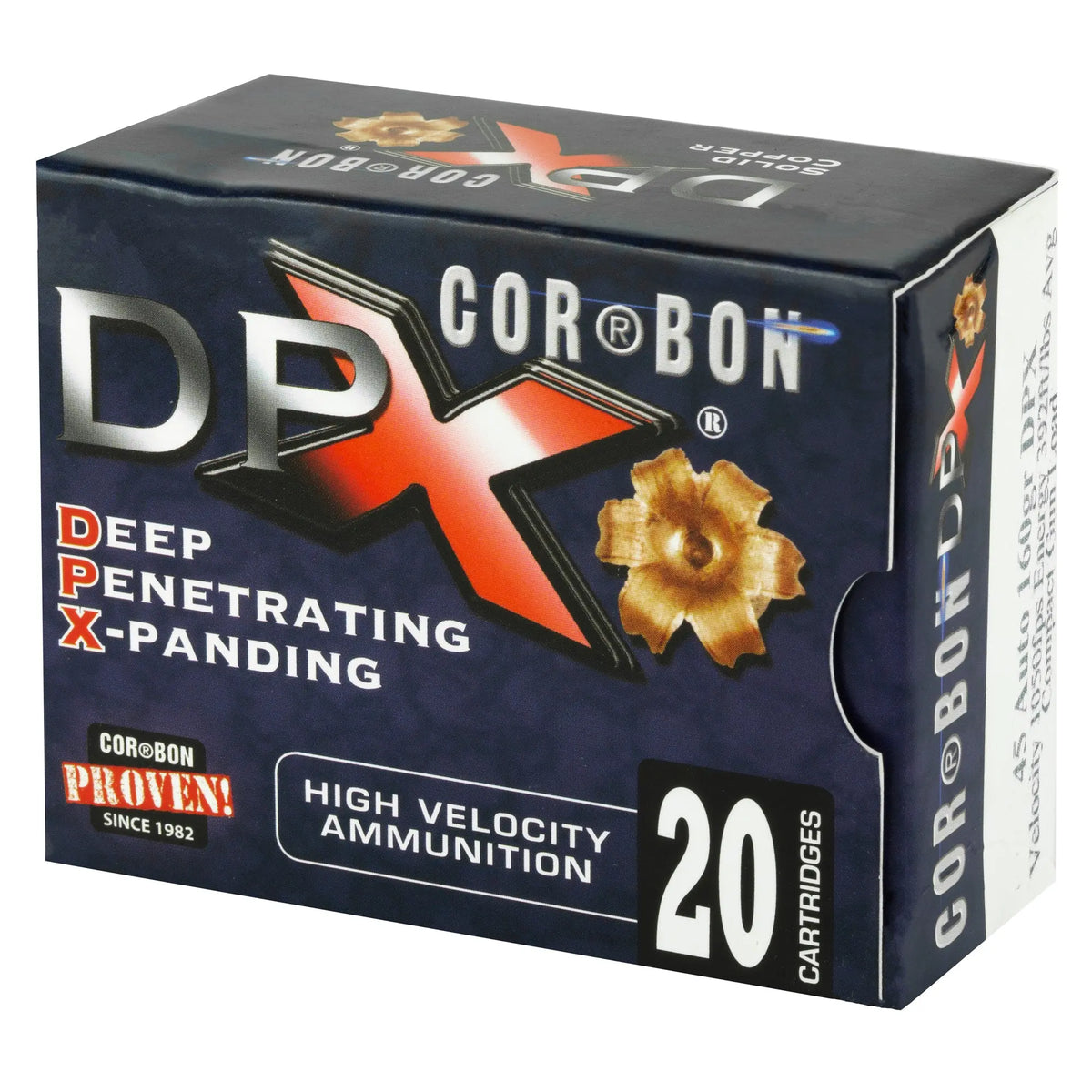 CORBON DPX 45ACP 160GR BR X 20/500 - American Ordnance