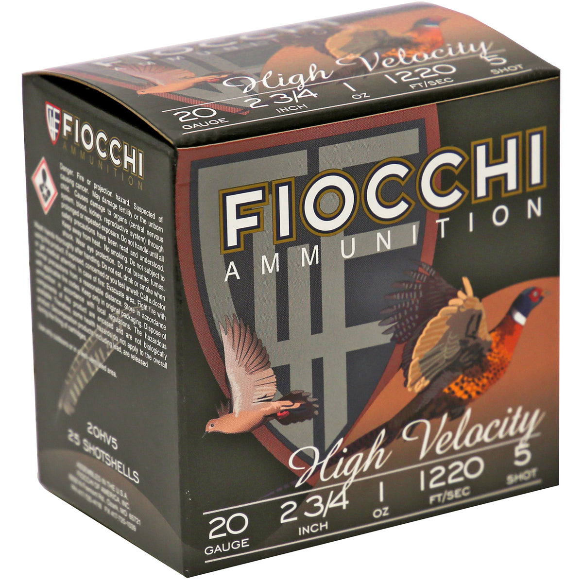 FIOCCHI 20GA #5 HV LEAD HUNT 25RD