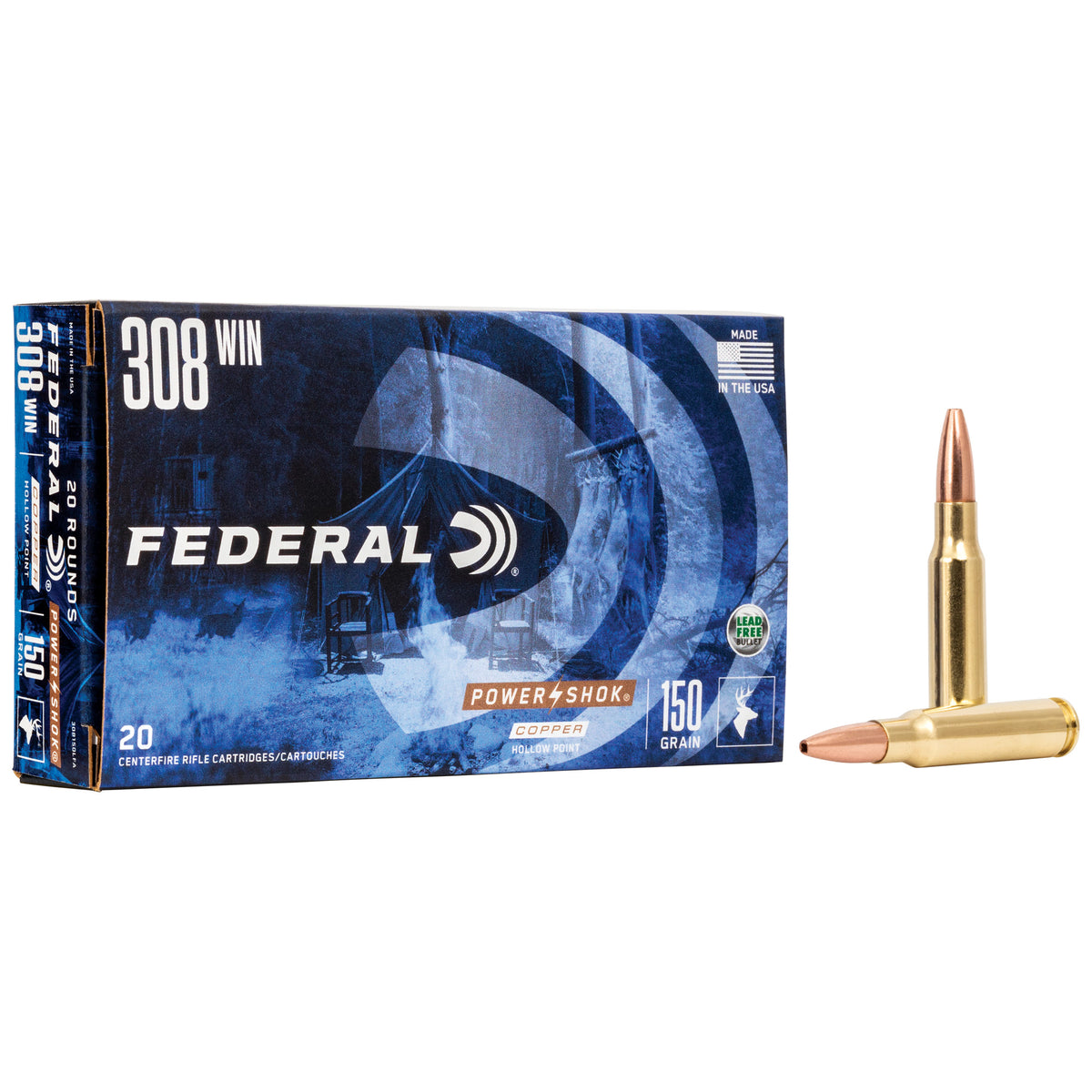 FEDERAL POWERSHOK 308WIN 150GR CPR 20RD