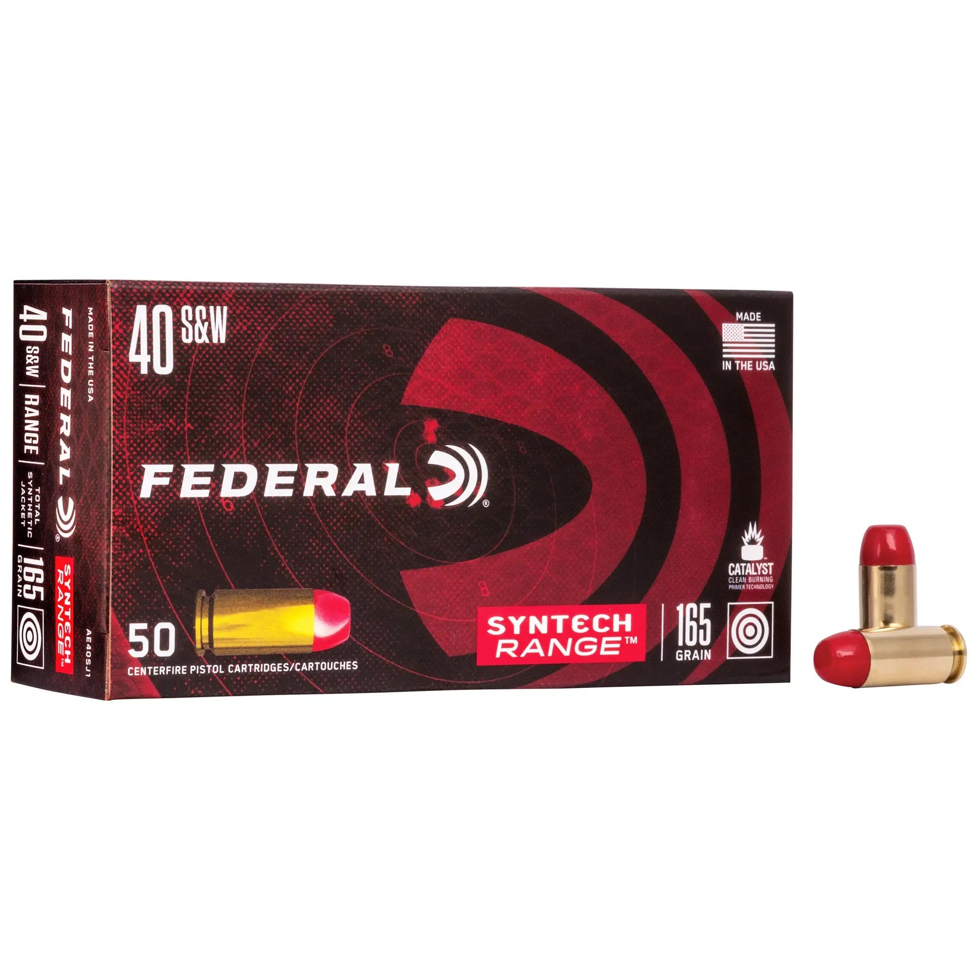 FED SYNTECH 40SW 165GR TSJ 50/500 - American Ordnance