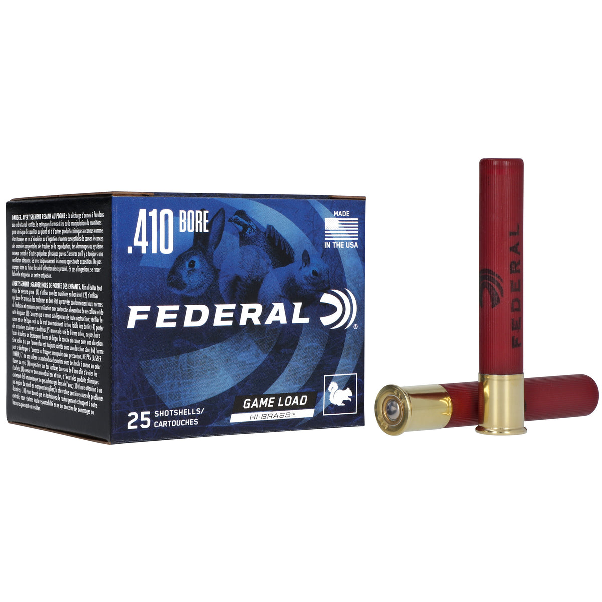 FEDERAL GAMESHOK HI-BRASS 410GA 3&quot; #5 25RD