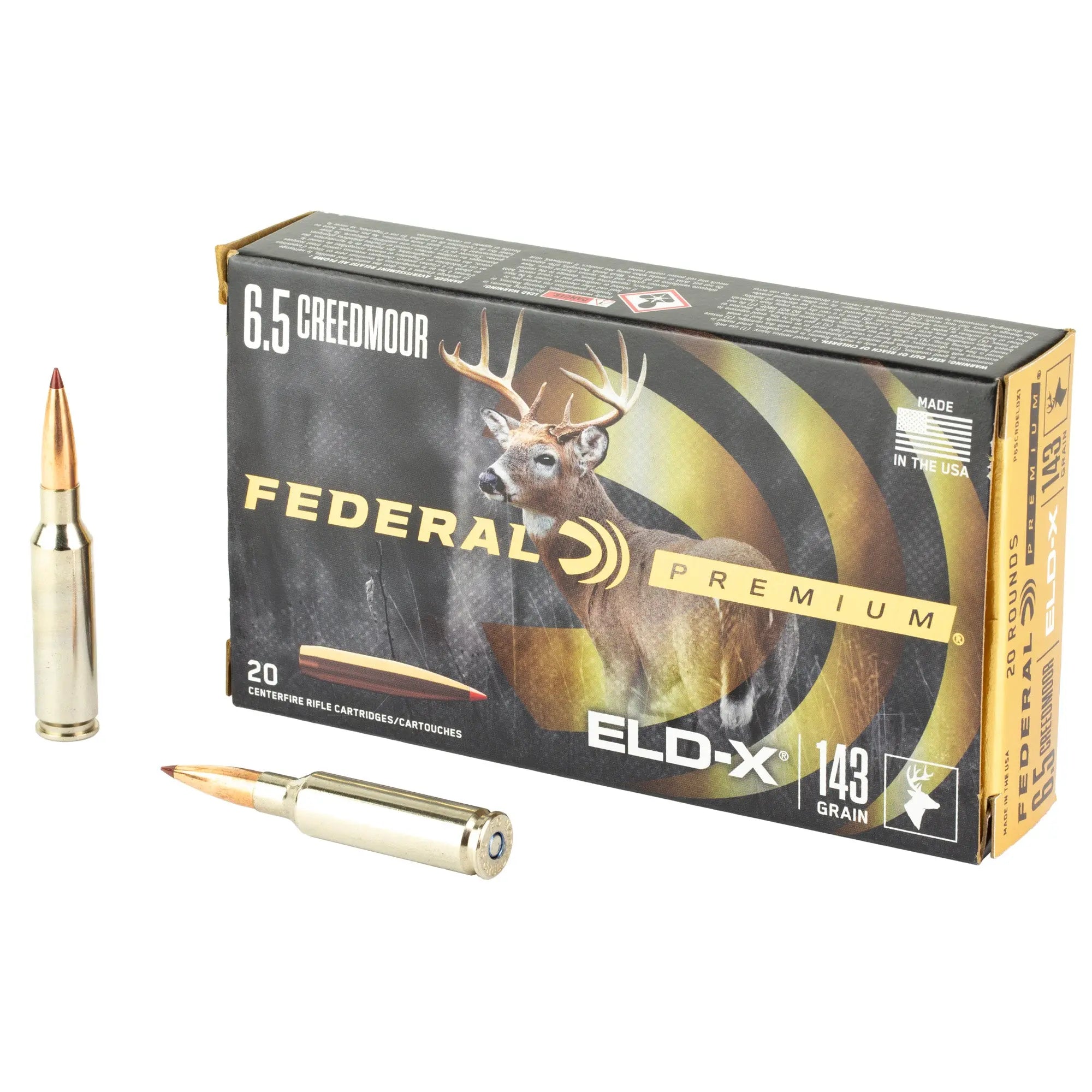 FED PREM 6.5CRD 143GR ELD-X 20/200 - American Ordnance