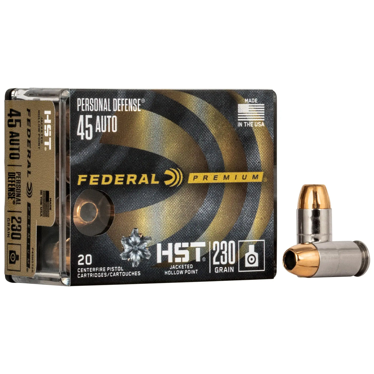 FED PRM HST 45ACP 230GR JHP 20/200 - American Ordnance