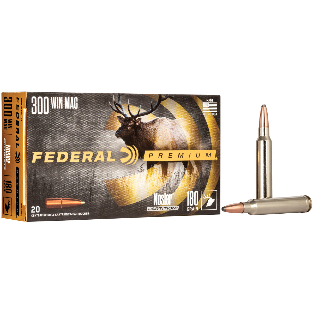 FEDERAL PREMIUM 300WIN 180GR NP 20RD