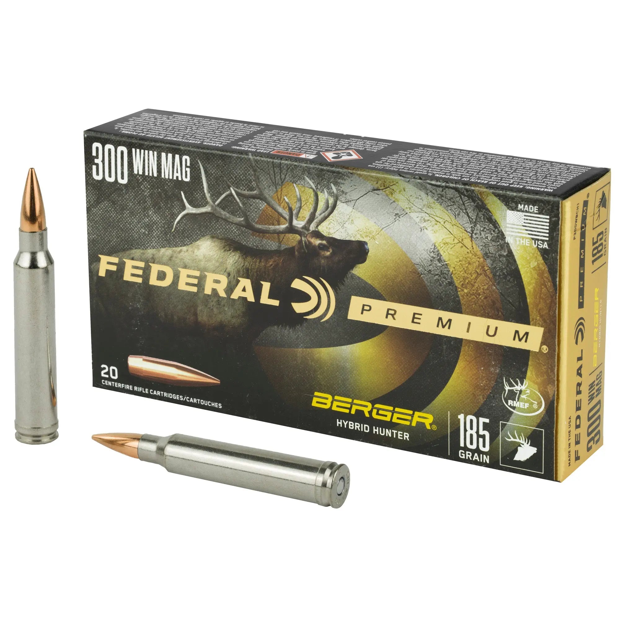 FED PRM 300WIN 185GR HYB HTR 20/200 - American Ordnance