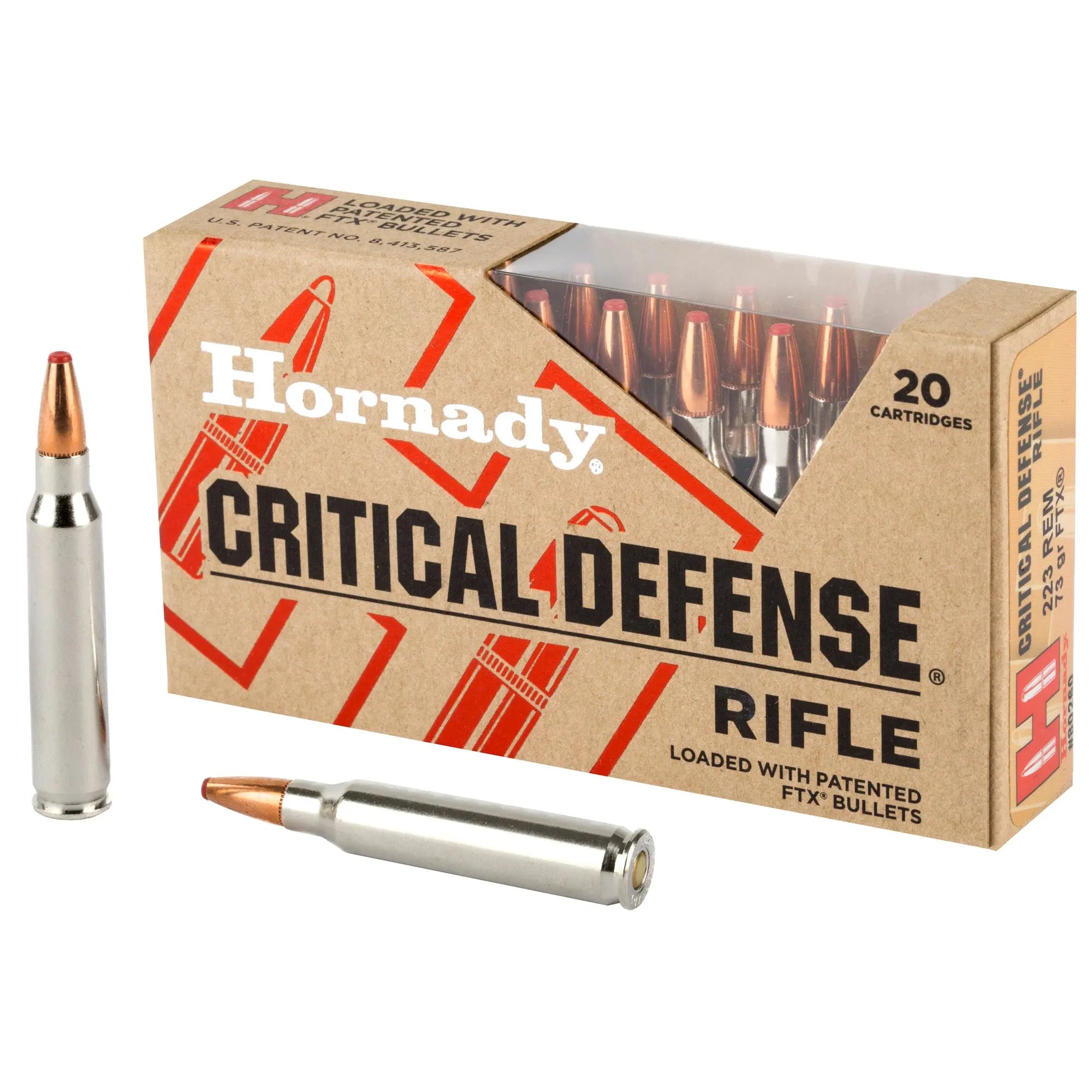 HRNDY CD 223REM 73GR FTX 20/200 - American Ordnance