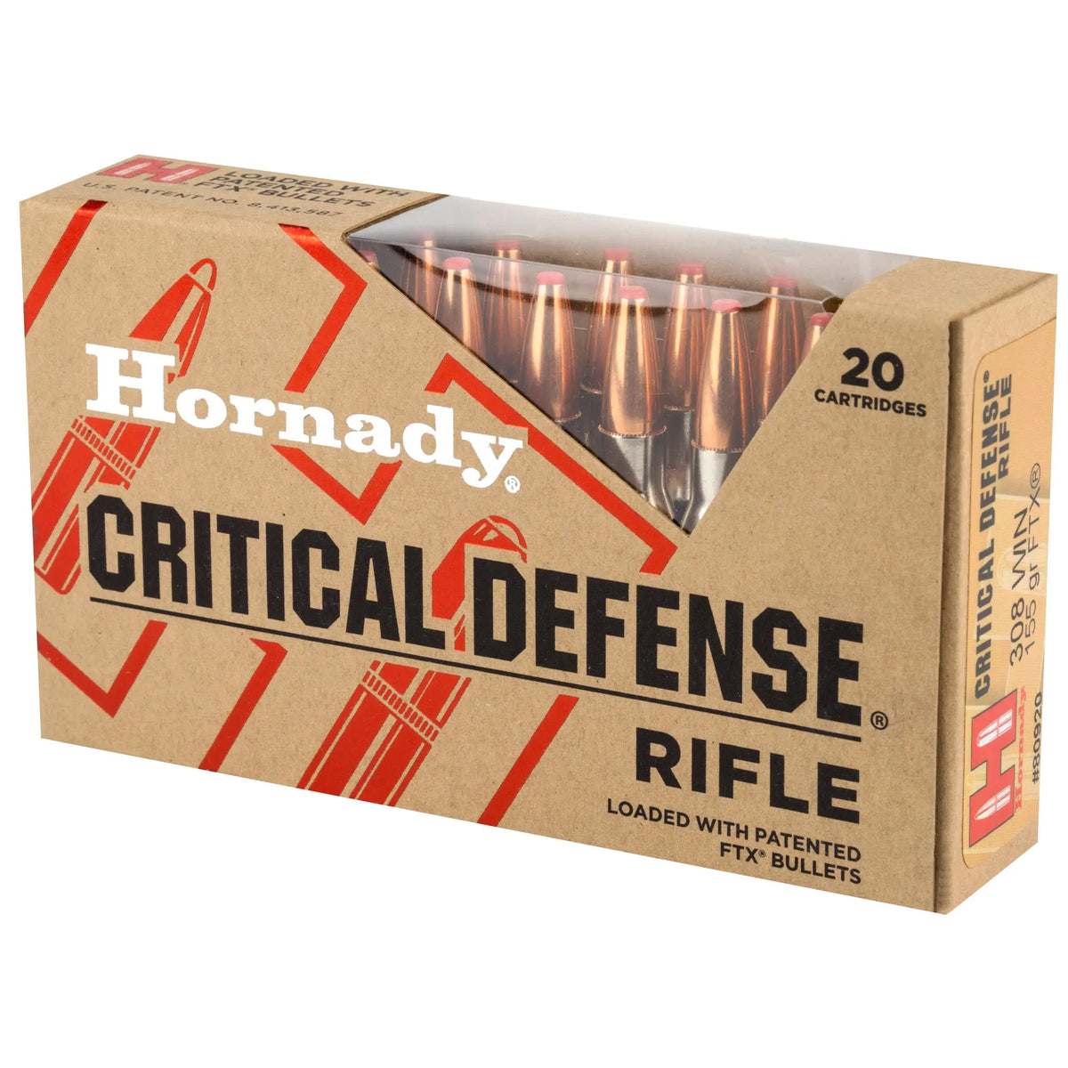 HRNDY CD 308WIN 155GR FTX 20/200 - American Ordnance