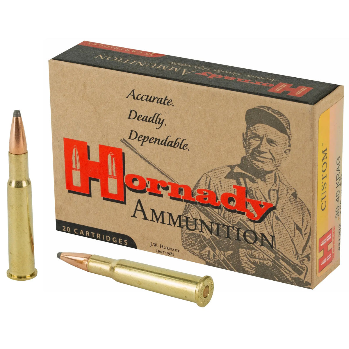 HRNDY 30-40 KRAG 180GR SP 20/200 - American Ordnance