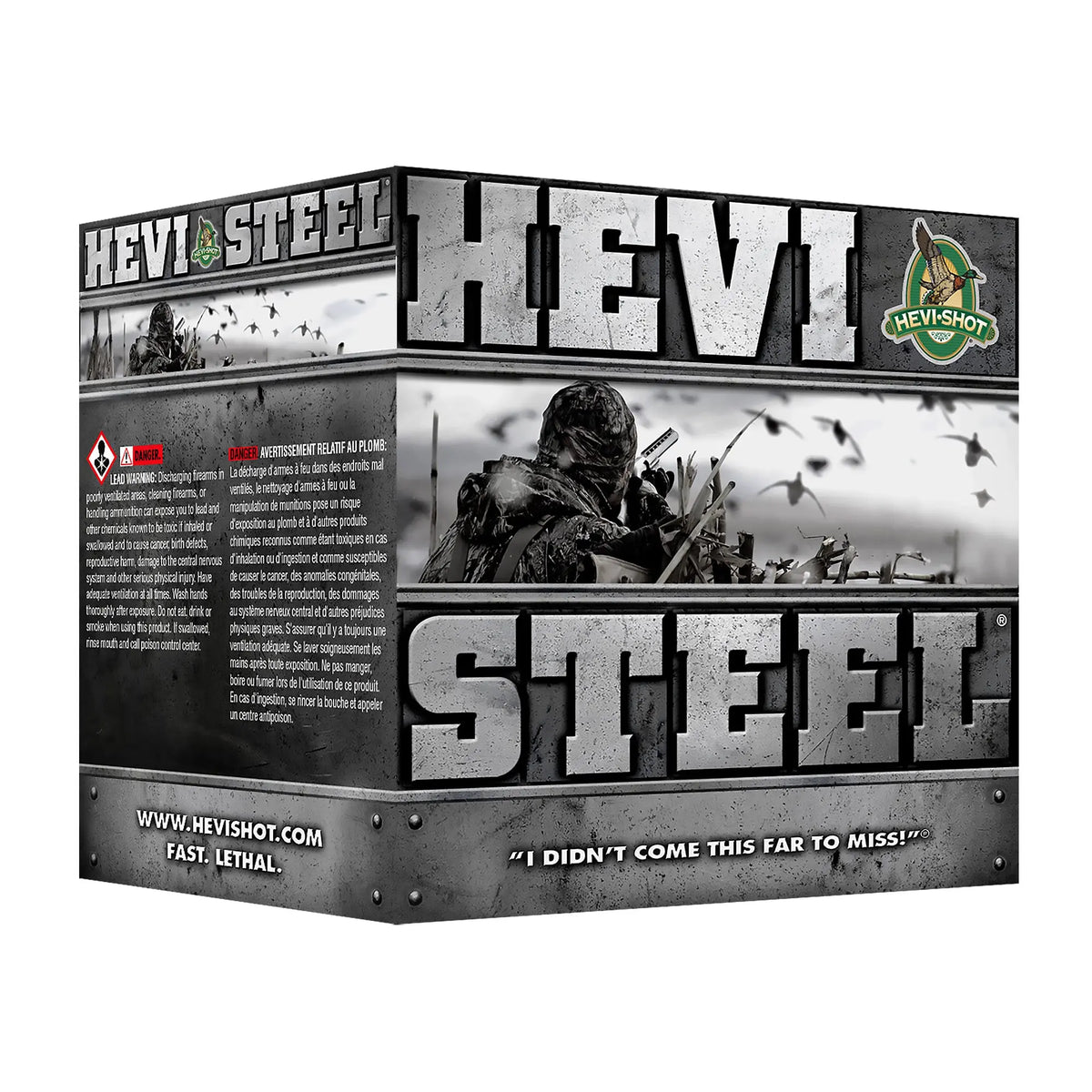 HEVI STEEL 12GA 3.5&quot; #4 25/250 - American Ordnance