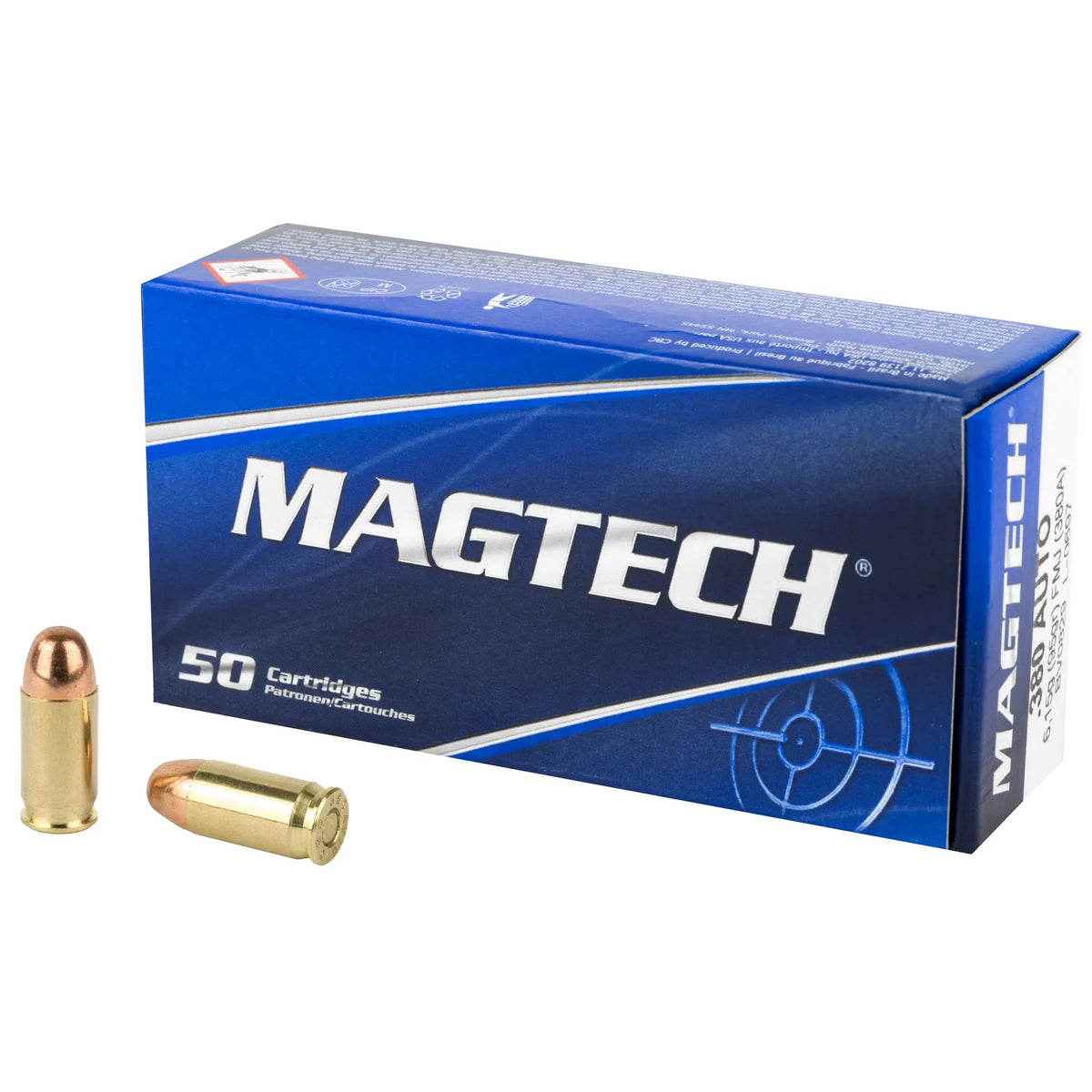 MAGTECH 380ACP 95GR FMJ 50/1000 - American Ordnance