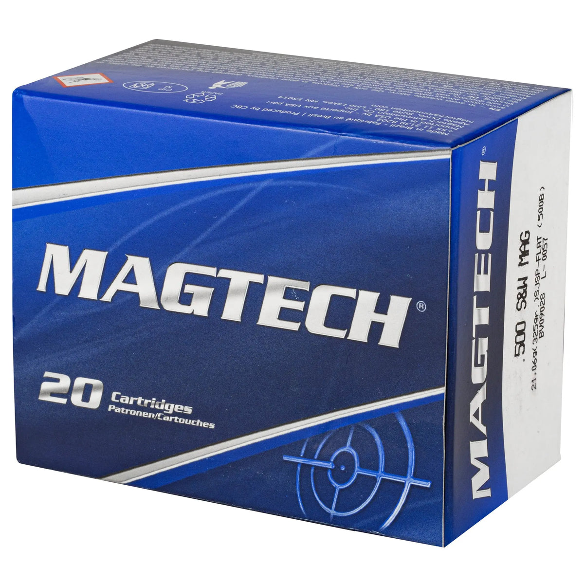 MAGTECH 500SW 325GR SJSP 20/500 - American Ordnance