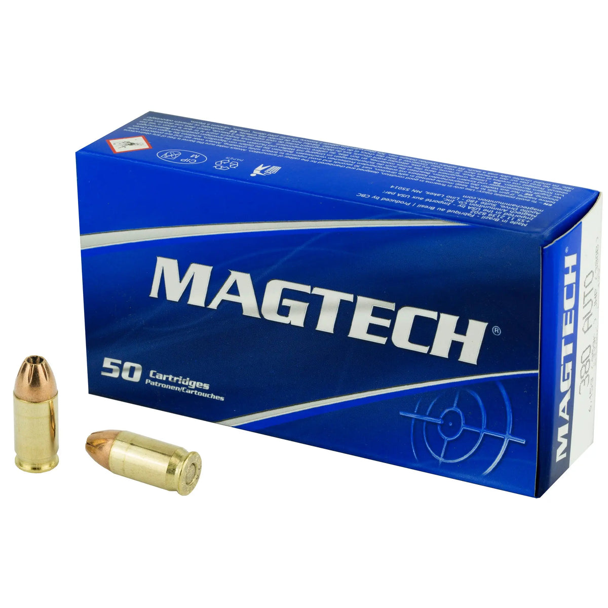 MAGTECH 380ACP 95GR JHP 50/1000 - American Ordnance