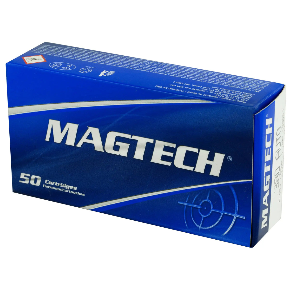 MAGTECH 380ACP 95GR JHP 50/1000 - American Ordnance