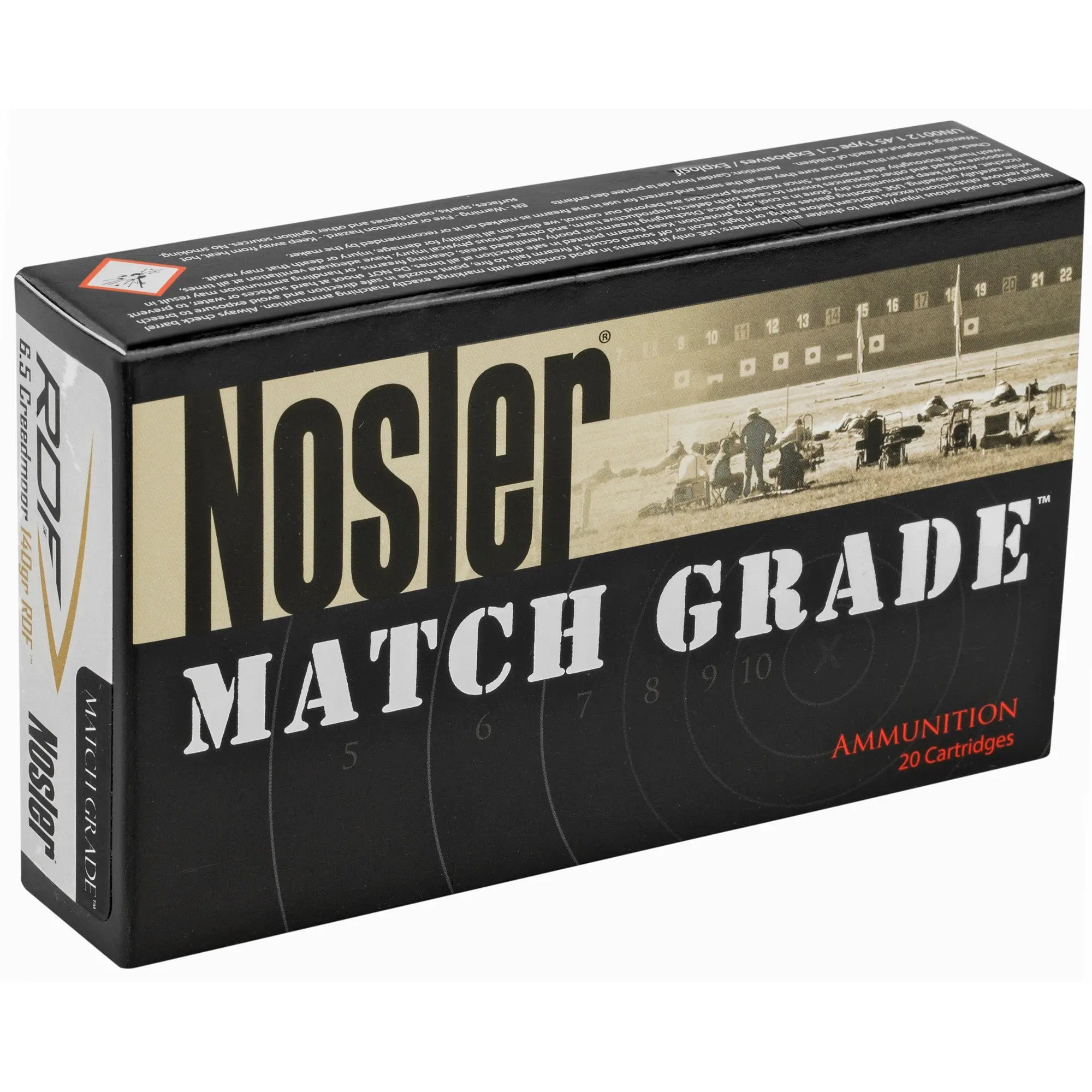 NOSLER 6.5CRD 140GR RDF HPBT 20/200 - American Ordnance