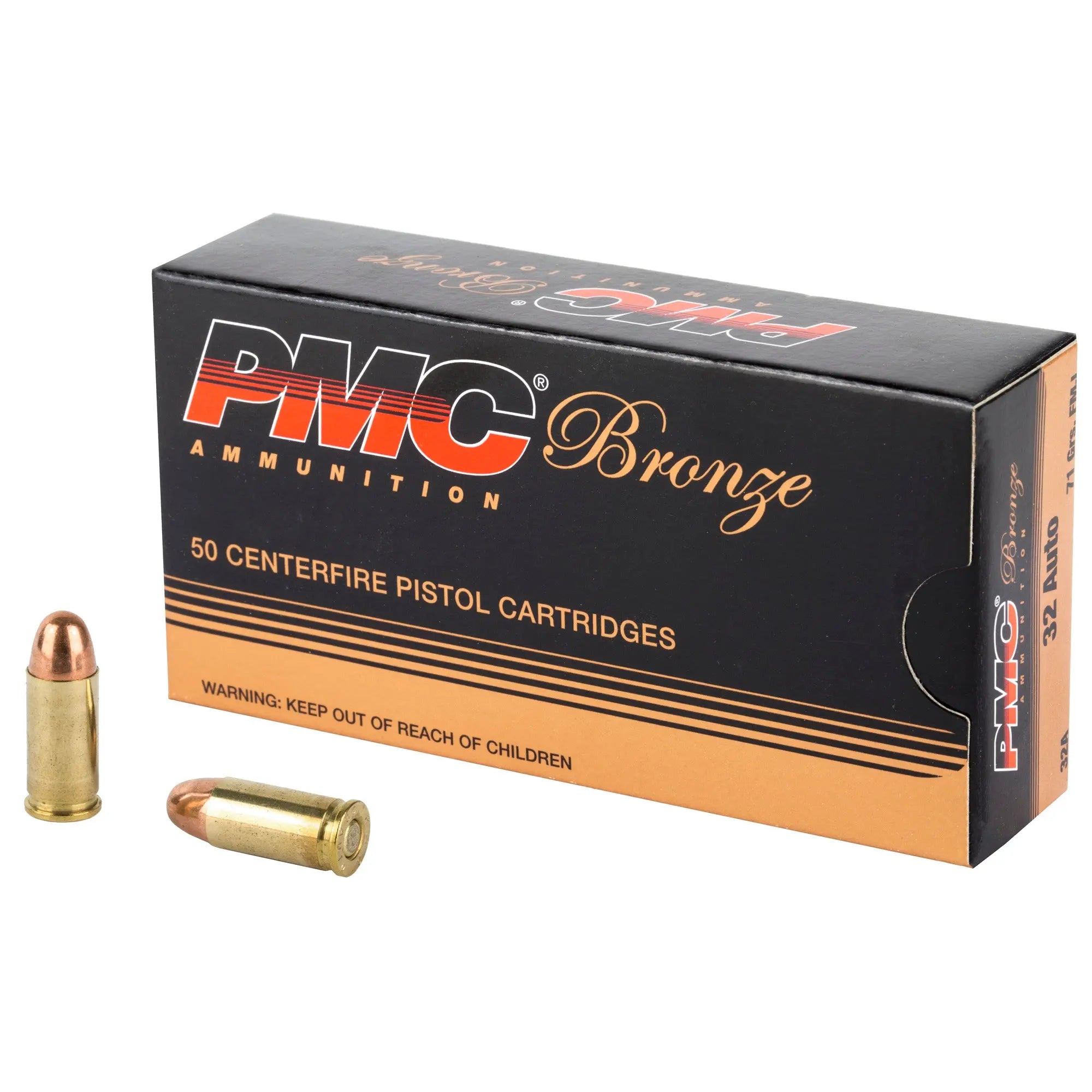 PMC BRNZ 32ACP 71GR FMJ 50/1000 - American Ordnance