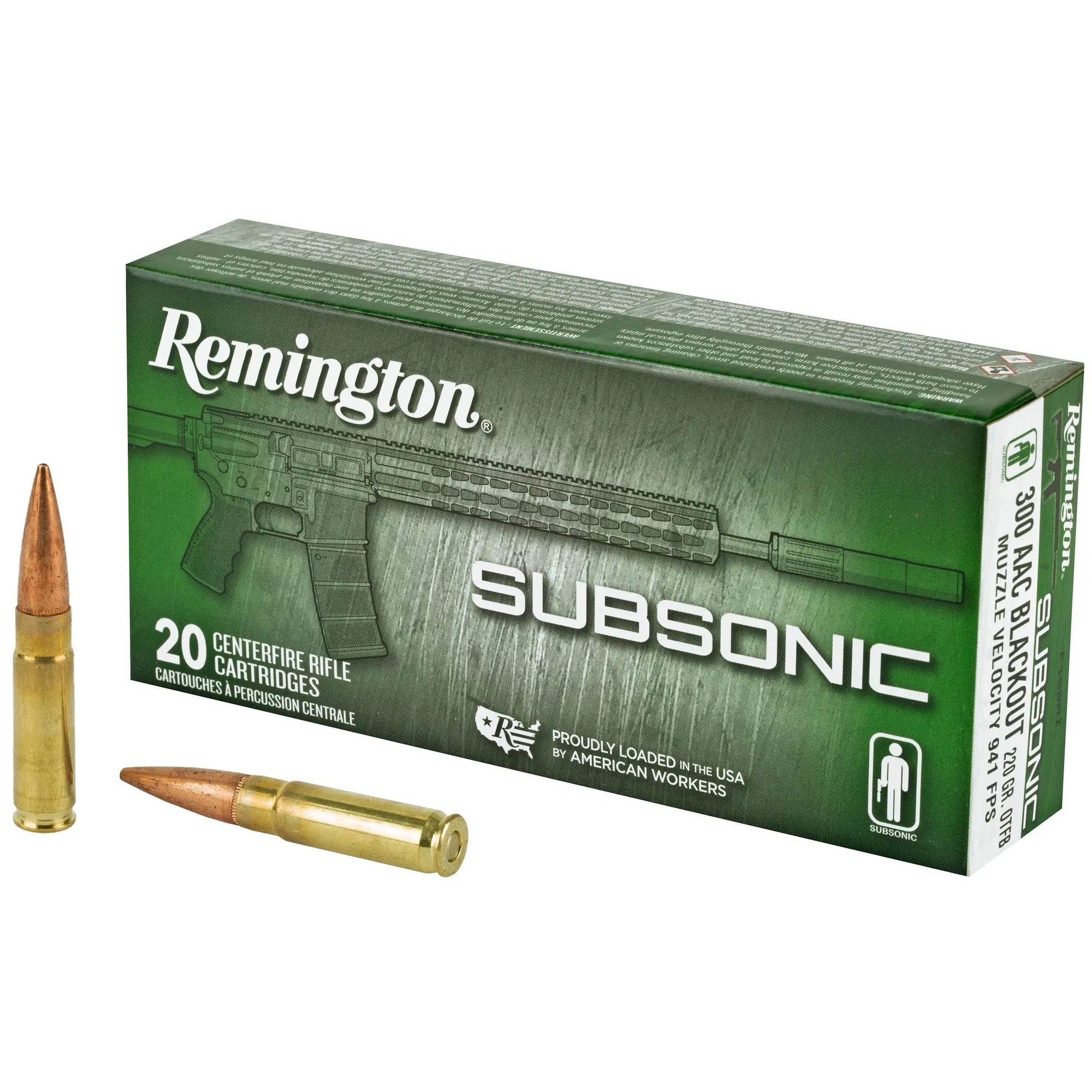 REM 300BLK 220GR SUBSONIC 20/200 - American Ordnance