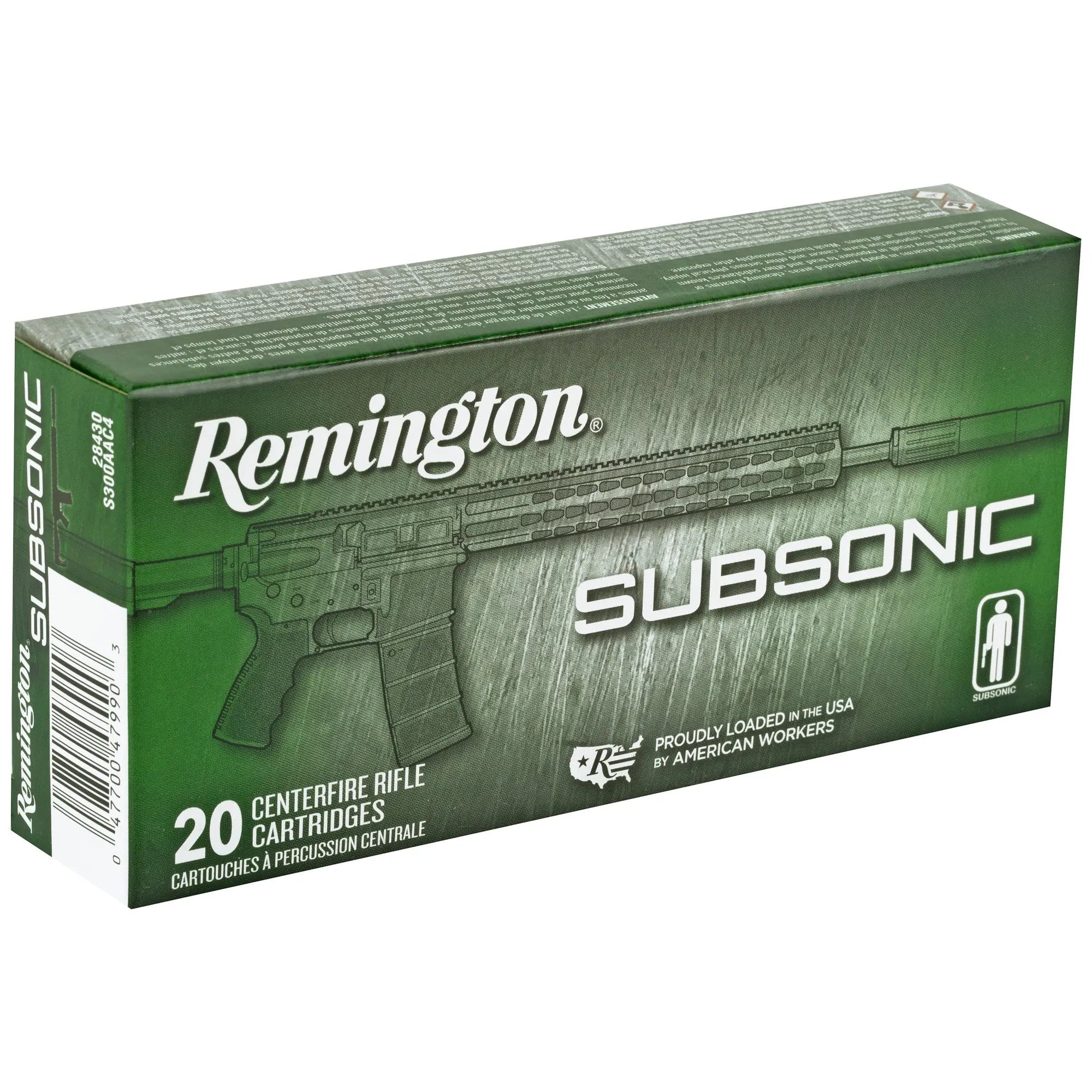 REM 300BLK 220GR SUBSONIC 20/200 - American Ordnance